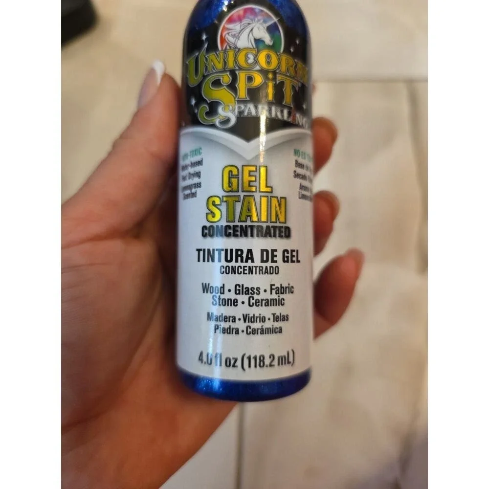 Gel Stain Glaze Sapphire Swift 4.0 FL OZ Bottle Blue 0423010C 19aw10 D4